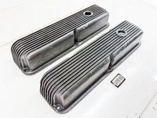 VINTAGE CAL CUSTOM FORD FE 390 427 FINNED ALUMINUM VALVE COVERS 40-1018 U3B-85 picture