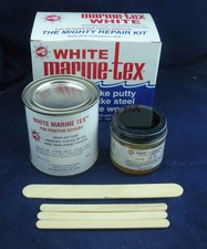 Marine-Tex RM306K Epoxy Putty Repair Kit White 14 oz w/ Hardener 4 Mixing Sticks picture
