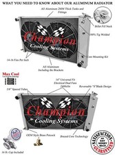 1968 - 1974 Pontiac GTO 3 Row Alliant Radiator & 14