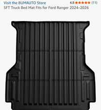 5FT Truck Bed Mat Fits for Ford Ranger 2024–2026 picture