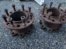 99-04 Ford F350 Dually 4X4 Front Axle Hub Spacer Adapter 8X170 8 Lug - SET OF 2  picture