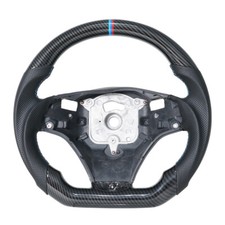 Hydro Dip Carbon Fiber Steering Wheel For BMW E90 E92 E93 325i 328i 335i SSG picture