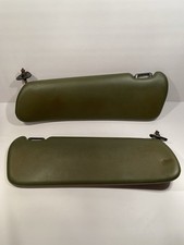 1973-80 Mercedes W116 Green Sun Visor Set 300SD 450SEL 450SE 280S 280SE Sunvisor picture