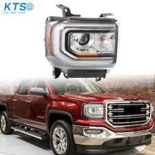 HID/Xenon For 2016-2018 GMC Sierra 1500 Projector Headlight W/LED DRL Right Side picture