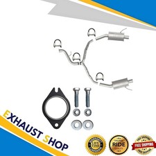 Rear Y-Pipe+Left&Right Resonator TailPipe For 2013-2018 Hyundai SantaFE 3.3L FWD picture