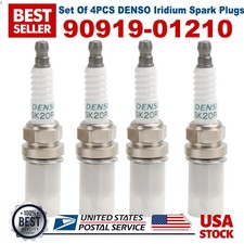 4 Pcs DENSO Iridium Spark Plugs For Toyota Camry Rav4 90919-01210 SK20R11 3297 picture