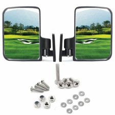 10L0L Golf Cart Side Mirrors, Rear View Mirror for Yamaha Club Car EZGO Parts picture