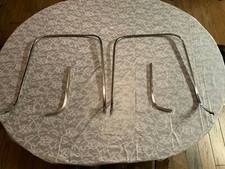 NEW 1967 Ford Mustang Interior Deluxe Seat Trim Set, Metal Moldings 4pc picture