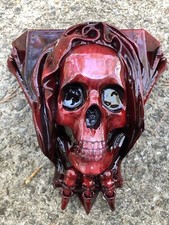 Custom Order: Santa Muerte Victory Custom Cheese Wedges Candy Red picture