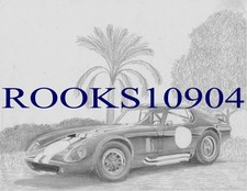 Shelby Cobra Daytona Coupe SPORTS CAR ART PRINT picture