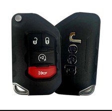 OEM UNLOCKED 2018 - 2025 Jeep Wrangler SMART Remote Flip Key 4B  OHT1130261 picture