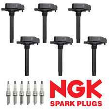 6 Ignition Coil & NGK Platinum Spark Plug for 17-18 Chrysler Pacifica 3.6L UF807 picture