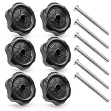 6 Packs 20345 RV Window Crank Handle Knobs Vent Knob Black picture