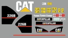 Decals Compatible for Caterpillar 226b Stickers Complete Kit picture