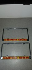 2 Metal License Plate Frames 