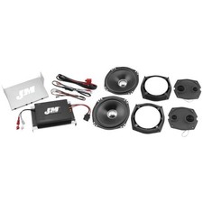 JHAK-HC06-1802SP NEW J&M 2 SPEAKER COMPLETE INSTALL KIT FITS 2006-2013 HARLEY picture