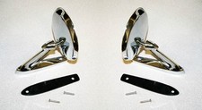 NEW 1965 - 1966 Mustang Chrome Outside Mirror Right & Left Side Pair Mirrors  picture