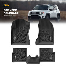 3W Premium Floor Mats Liner for Jeep Renegade 2015-2023 Heavy Duty All-Weather picture