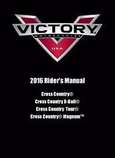 Victory Owners Manual Book 2016 Cross Country Magnum picture