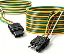 Corrosion-Resistant 50ft 4-Way Trailer Wiring Kit for Safe Transport of Trailers picture