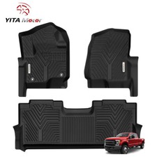 YITAMOTOR Floor Mats Liner for 2017-2026 Ford F-250 F-350 Super Duty Crew Cab picture