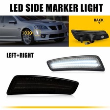 Smoked Front Bumper Side Marker Light For 2008-2009 Pontiac G8 GT GXP White EAH picture