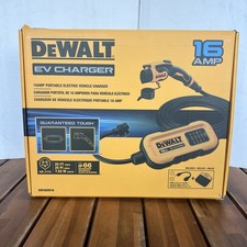 DEWALT Portable Electric Vehicle Level 2 EV Charger up to 16 Amps 120-240V picture