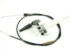 Gunnar Gasser Style Twist Throttle Assembly Polished W Cable Vintage Motocross picture
