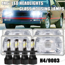 LED Headlights Hi/Lo Beam Fit Chevrolet Monte Carlo SS 1980-1988 4PCS 4x6