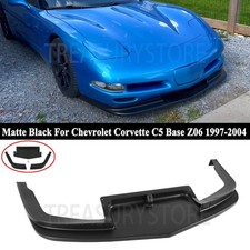 For Corvette C5 Performance 1997-04 Matte Black Front Bumper Vented Lip Splitter picture