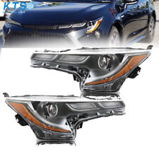 Headlights Assembly For 2020 2021 Toyota Corolla SE XLE XSE LED Black Right+Left picture