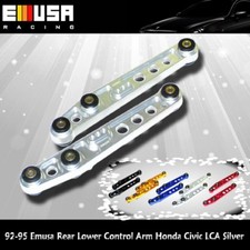 EMUSA Rear Lower Control Arm FOR 94-01 Acura Integra 88-95 Honda Civic Silver picture