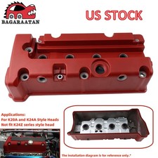 Performance K-Swap Valve Cover For Honda Civic Si RSX TSX K Series K20 K24 Red picture