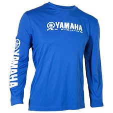 Yamaha Men's Medium Long-Sleeve Pro Fishing Tee, CRP-14SLS-BL-MD picture