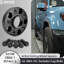 BONOSS 4Pcs 25mm+30mm 5x108 Wheel Spacers M14x1.5 Bolts for iCAR V27 03 V27 03T picture