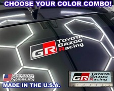 GR Toyota Gazoo Racing Stickers Decals, Fits GR86, FRS, GR Corolla, GR Supra picture