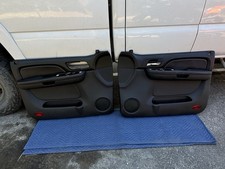 07-09 Chevy Suburban Tahoe Yukon BLACK Front Door Panel Set Ebony Left Right OEM picture