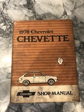 Original 1978 Chevrolet Chevette Shop Manual Service Manual picture