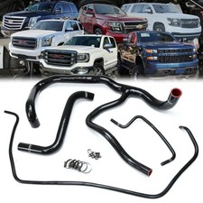 HPS Black Silicone Radiator Coolant Hose Kit For 15+ Escalade Suburban Tahoe picture