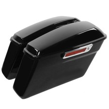 Hard Saddlebags Fit For Harley Touring Street Road King Glide 14-24 #Vivid Black picture