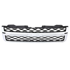 Grille Assembly For 2011-14 Silverado 2500 HD Silverado 3500 HD Black and Chrome picture