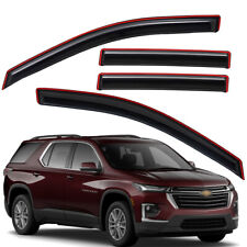 In-Channel Window Visor Vent Shade Rain Guards for 2018-2023 Chevrolet Traverse picture