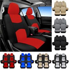 For Nissan Car Seat Covers Polyester Front Rear Full Set Cushion Protectors Pad picture
