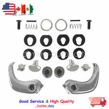 New Chrome Locking Vent Window Handle Set For 1973-1993 Chevrolet GMC C/K picture