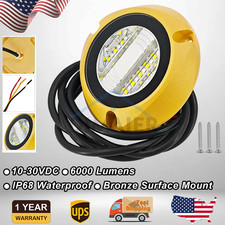 101516 For Lumitec SeaBlaze X2 LED Underwater Light - Dual Color - White/Blue US picture
