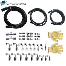 New 32pcs Air Conditioning Hose and Fitting Repair Kit, 6.5ft #6 #8 #10 AC Hoses picture