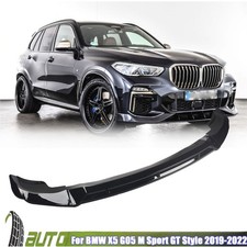 Glossy Black Front Bumper Lip Splitter For BMW X5 G05 M Sport GT Style 2019-2022 picture