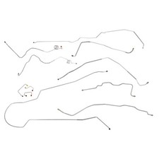 1990-91 Chevrolet GMC Suburban Brake Line Set Power Disc 3/4 Ton 4wd Stainless picture