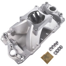 Single Plane Aluminum Intake Manifold 52031 For 1957-95 Chevy SBC 350 400 Buick picture