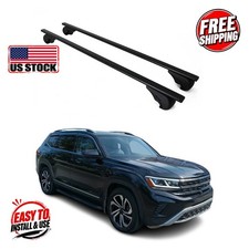 VW ATLAS 2018- Roof Racks Solid V1 Black 2Pcs picture